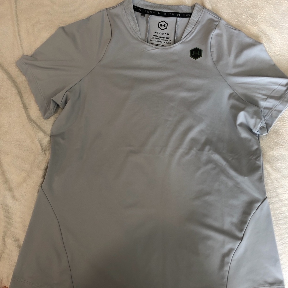 Under Armour Light Gray Short Sleeve Tee